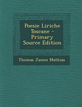 Paperback Poesie Liriche Toscane [Italian] Book