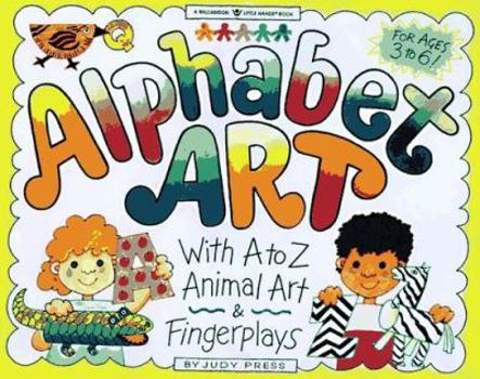 Paperback Alphabet Art: With A-Z Animal Art & Fingerplays [With Traceable Letters] Book