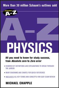 Paperback Schaum's A-Z Physics Book