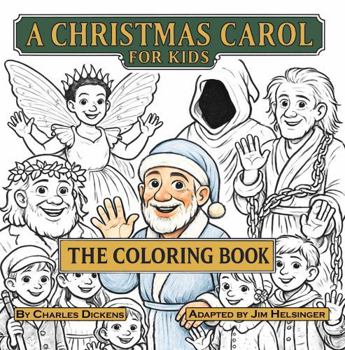 Paperback A Christmas Carol for Kids Coloring Book