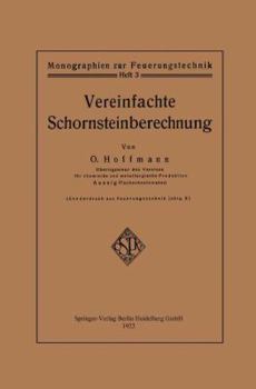 Paperback Vereinfachte Schornsteinberechnung [German] Book