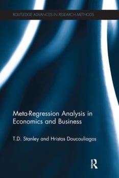 Paperback Meta-Regression Analysis in Economics and Business Book