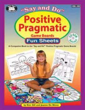 Spiral-bound Super Duper Publications | Say and Do Positive Pragmatic Game Board Fun Sheets | Educational Resource for Children Book