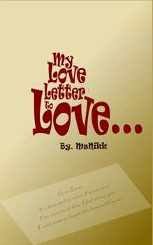 Paperback My Love Letter to Love [Large Print] Book