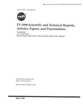Paperback Fy 1998 Scientific and Technical Reports, Articles, Papers, and Presentations Book