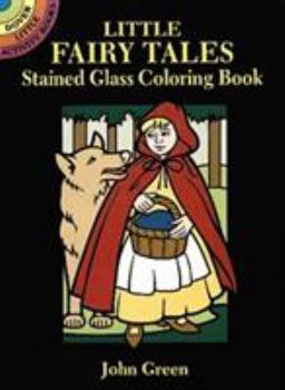 Paperback Little Fairy Tales Stained Glass Coloring Book