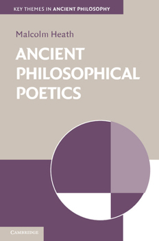 Hardcover Ancient Philosophical Poetics Book