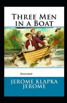 Paperback Three Men in a Boat illustrated Book