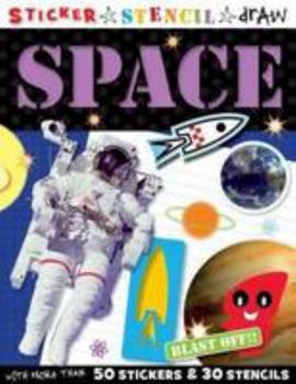 Paperback Sticker Stencil Draw Space Book