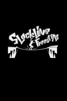 Slackline freestyle: 6x9 Slacklining blank with numbers paper notebook notes
