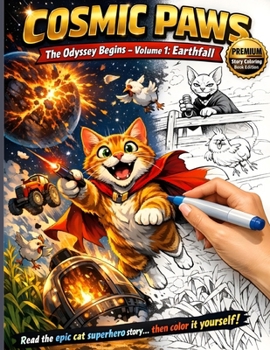 Cosmic Paws: The Odyssey Begins – Volume 1: Earthfall: An Epic Superhero Cat Adventure Full of Humor, Heart & Explosive Action (Cozy Vibes & Hygge Collection)