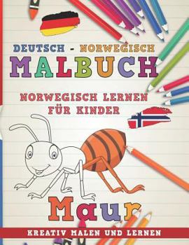 Paperback Malbuch Deutsch - Norwegisch I Norwegisch Lernen F [German] Book