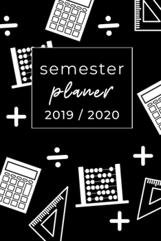 Semester Planer 2019 / 2020: A5 Coole Geschenkidee PUNKTIERT zum Studium | Notizbuch für Studenten | Studienbeginn | Erstes Semester | Pruefung | Geburtstag | Terminkalender (German Edition)