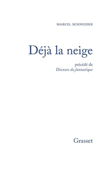 Paperback Déjà la neige [French] Book