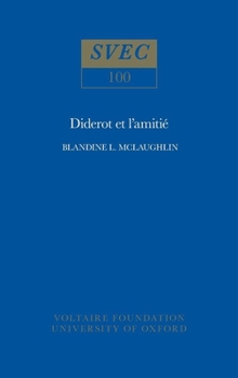 Hardcover Diderot Et l'Amitié [French] Book