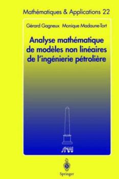 Paperback Analyse Mathématique de Modèles Non Linéaires de l'Ingénierie Pétrolière [French] Book