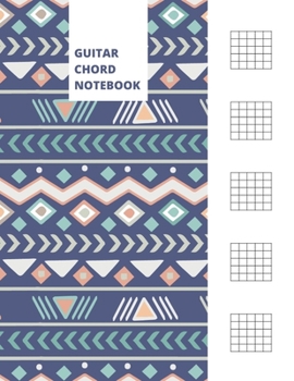 Paperback Guitar Chord Notebook: Blank Guitar Chord Diagrams - Tribal Book