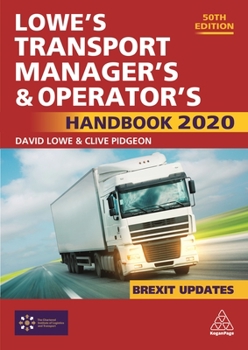Paperback Lowe's Transport Manager's and Operator's Handbook 2020 Book