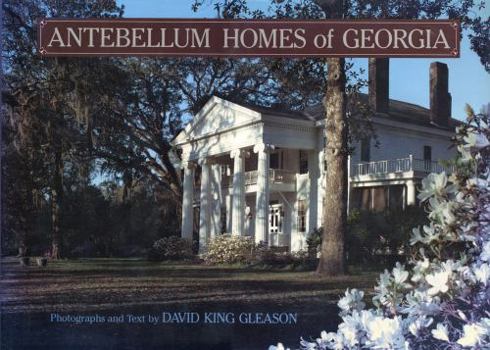 Hardcover Antebellum Homes of Georgia Book