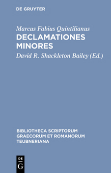 Hardcover Declamationes Minores [Latin] Book