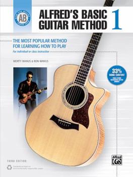 Paperback Alfred's Basic Guitar Method, Bk 1: The Most Popular Method for Learning How to Play Book