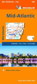 Loose Leaf Michelin Usa: Mid-Atlantic, Allegheny Highlands Map 582 Book