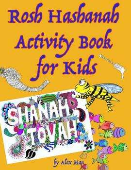 Paperback Rosh Hashanah Activity Book for Kids Book