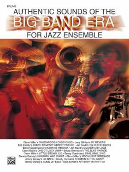 Paperback Authentic Sounds of the Big Band Era Drums Book