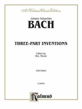 Paperback Three-Part Inventions (Kalmus Edition) Book