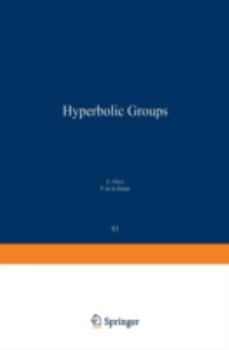 Paperback Sur Les Groupes Hyperboliques d'Après Mikhael Gromov Book