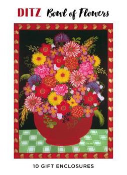 Misc. Supplies Ditz: Bowl of Flowers Boxed Gift Enclosures Book