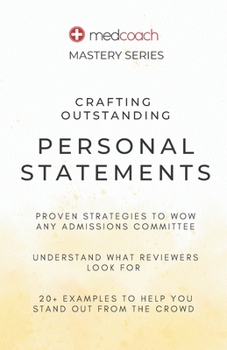 Paperback Crafting Outstanding Personal Statements Book