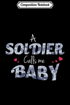 Composition Notebook: Womens Army Girlfriend For Proud Army Wives and Girlfriends  Journal/Notebook Blank Lined Ruled 6x9 100 Pages