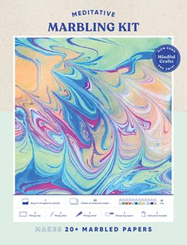 Misc. Mindful Crafts: Meditative Marbling Kit Book