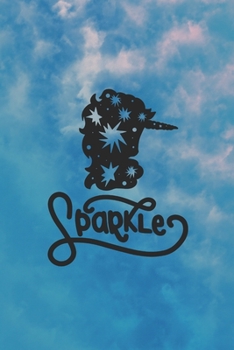 Paperback Sparkle Unicorn Journal: Writing Journal, Doodle Book, Lined, Great Gift 6x9 inches Book
