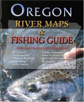 Paperback Oregon River Map & Fishing Guide Book