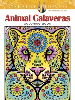 Paperback Creative Haven Animal Calaveras Coloring Book