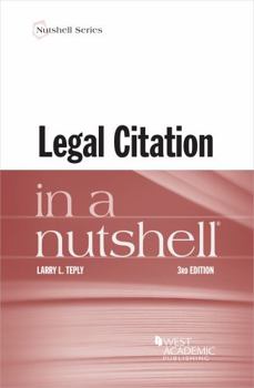 Paperback Legal Citation in a Nutshell (Nutshells) Book