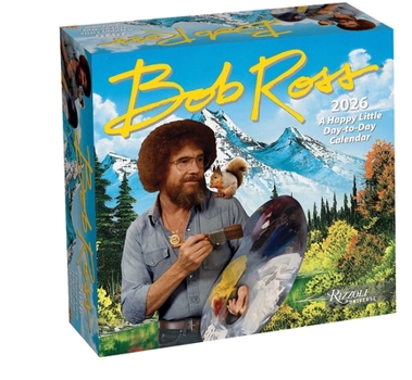 Calendar Bob Ross 2026 Day-To-Day Calendar Book