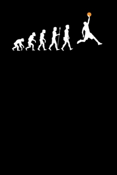 Paperback Basketball Evolution: A5 Punkteraster Notizbuch f?r Basketball Spieler, Fans, Trainer, Verein [German] Book