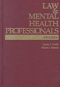 Hardcover Law & Mental Health Professionals: Virginia Book