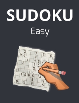 Paperback Sudoku Easy: Easy Sudoku for Beginners with Solution - Simple Puzzle Book for Adults [Large Print] Book