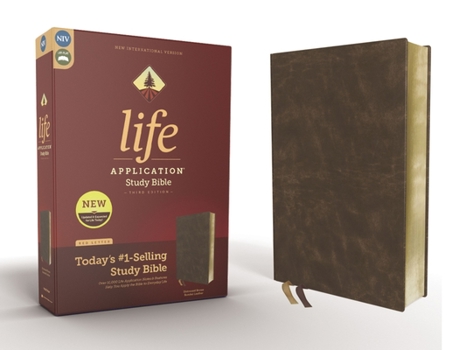 Bonded Leather Niv, Life Application Study Bible, Third Edition, Bonded Leather, Brown, Red Letter Edition Book