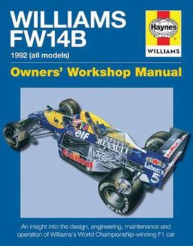 Hardcover Williams FW14B Manual: 1992 (All Models) Book