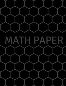 Paperback Math Paper: Quad Rule graph paper,8.5 x 11 (5x5 graph paper) 100 pages Book
