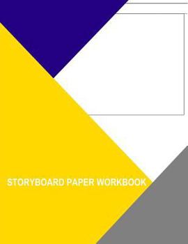 Paperback Storyboard Paper Workbook: 4:3 Ratio 1x1 Grid Book