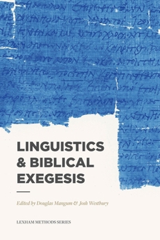 Paperback Linguistics & Biblical Exegesis Book