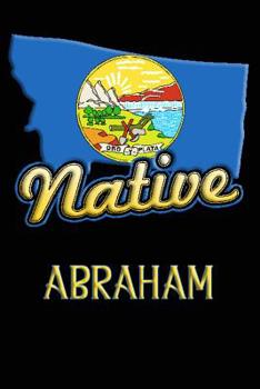 Paperback Montana Native Abraham: College Ruled Composition Book