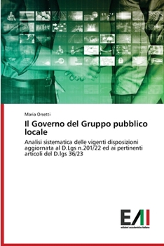 Paperback Il Governo del Gruppo pubblico locale [Italian] Book