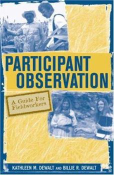 Paperback Participant Observation: A Guide for Fieldworkers Book